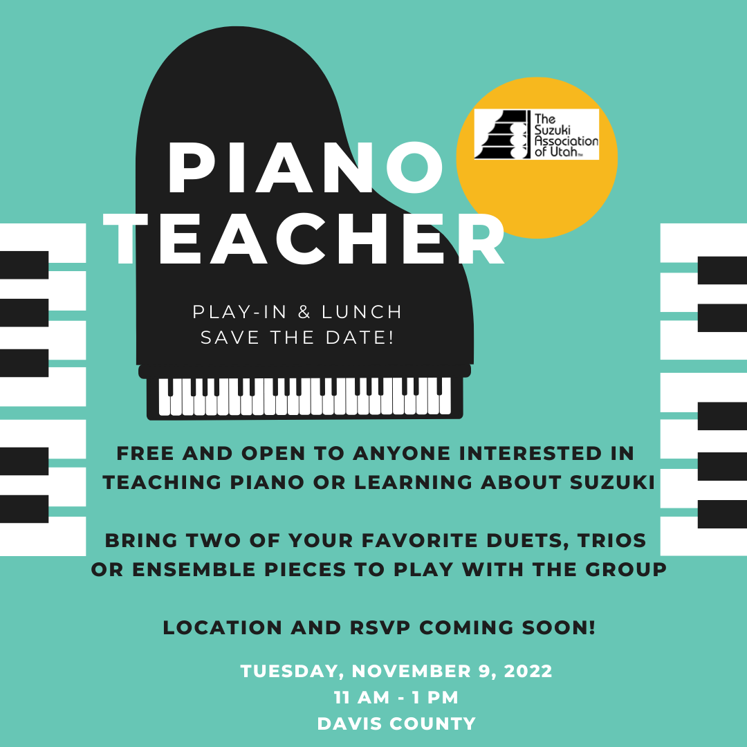 Piano Teacher Play-in & Lunch in Davis County