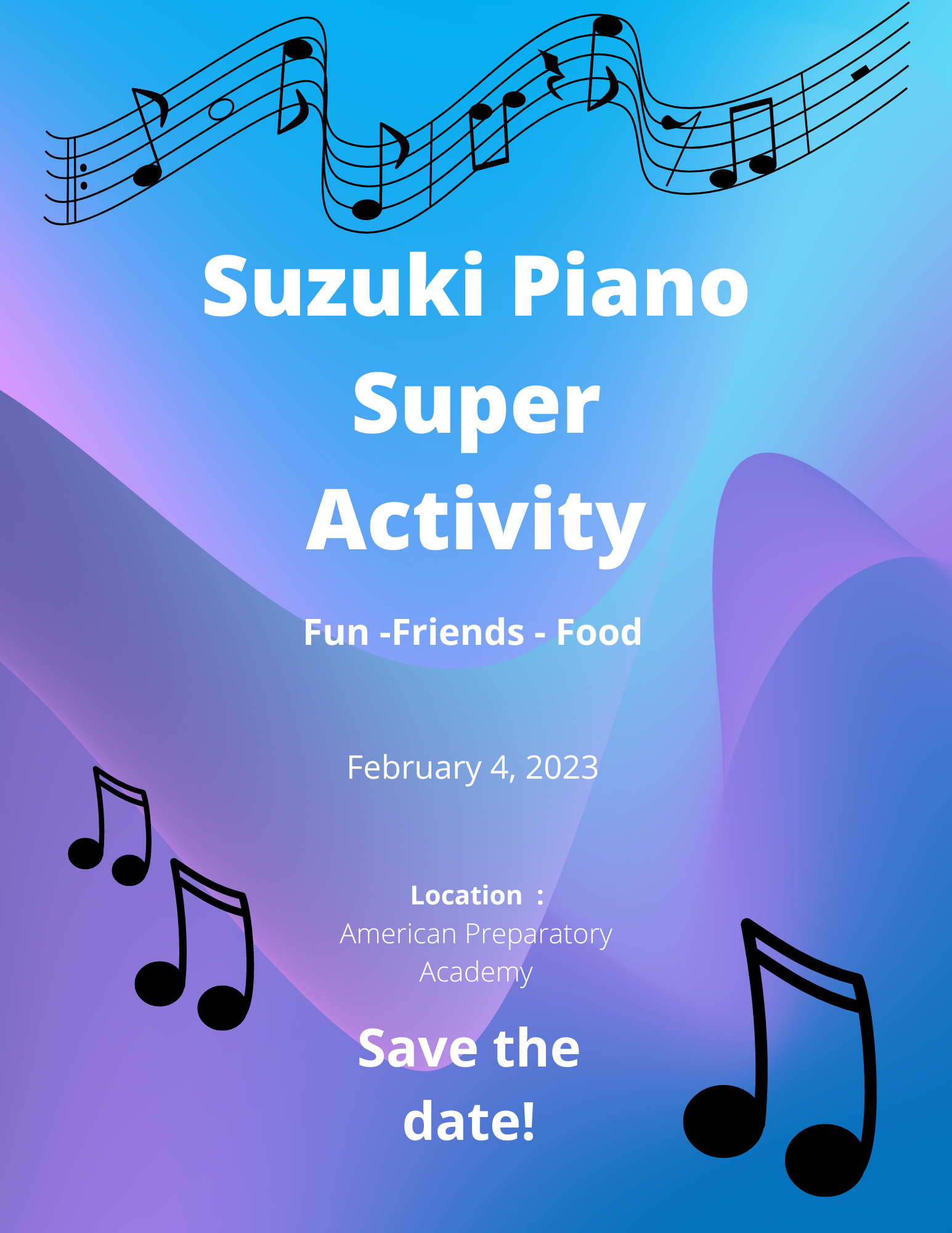 2023 Piano Super Activity
