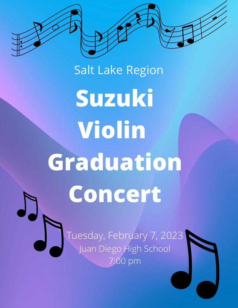 2022 Salt Lake Violin Region Graduation Concert